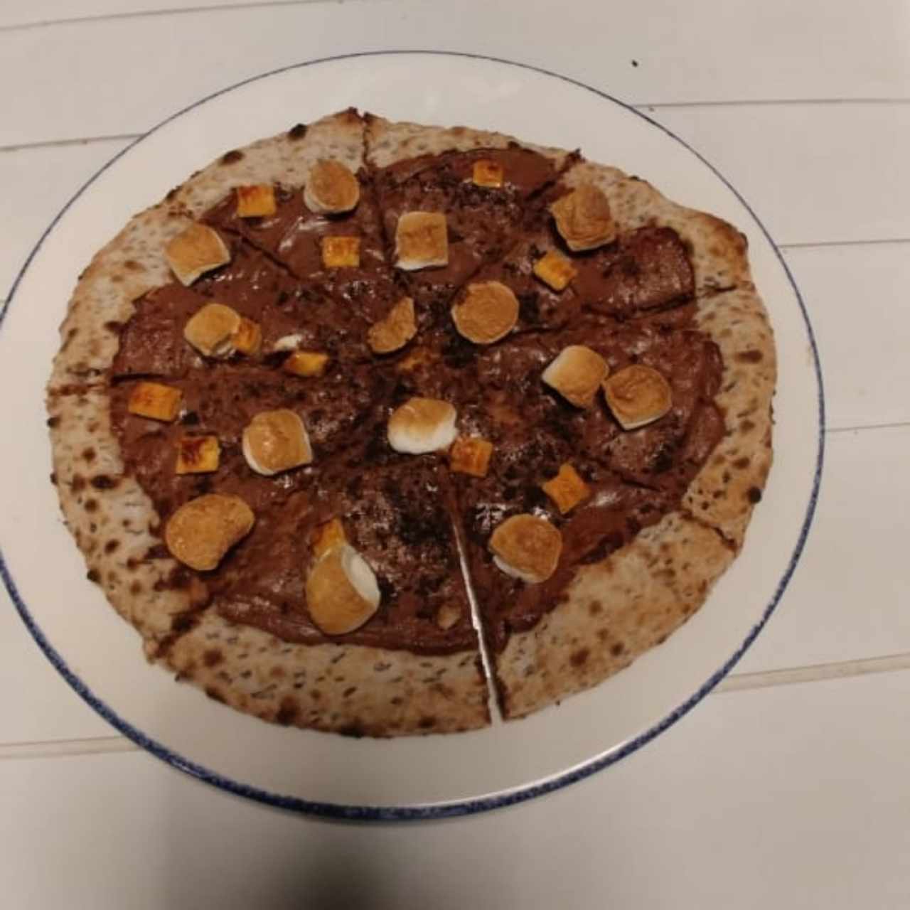 Pizza de nutella