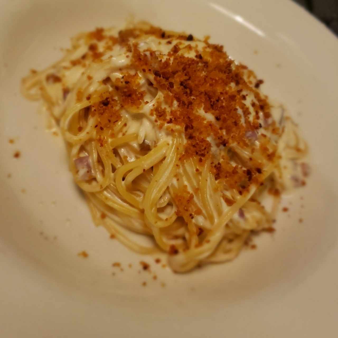 Spaguetti con migas