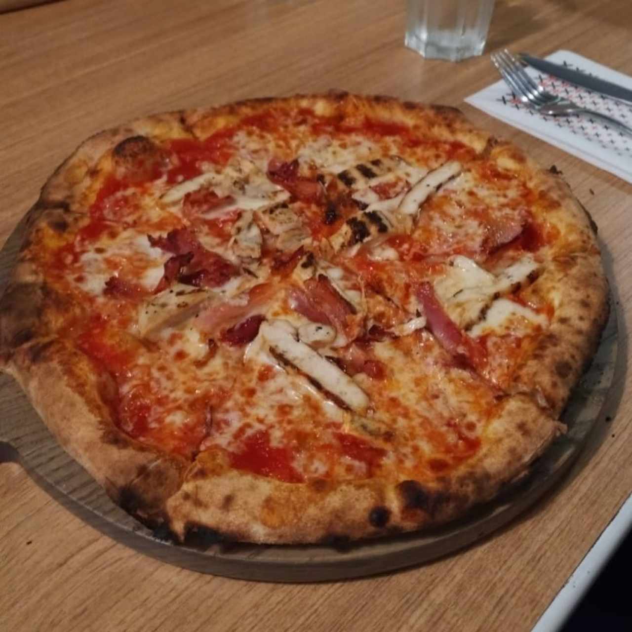 pizza de pollo