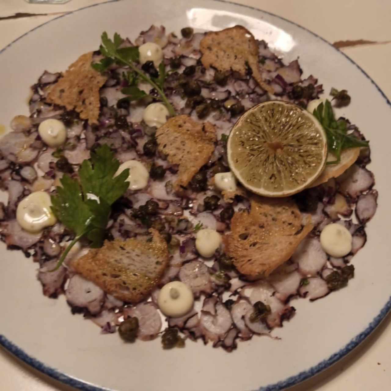 Carpaccio di Pulpo