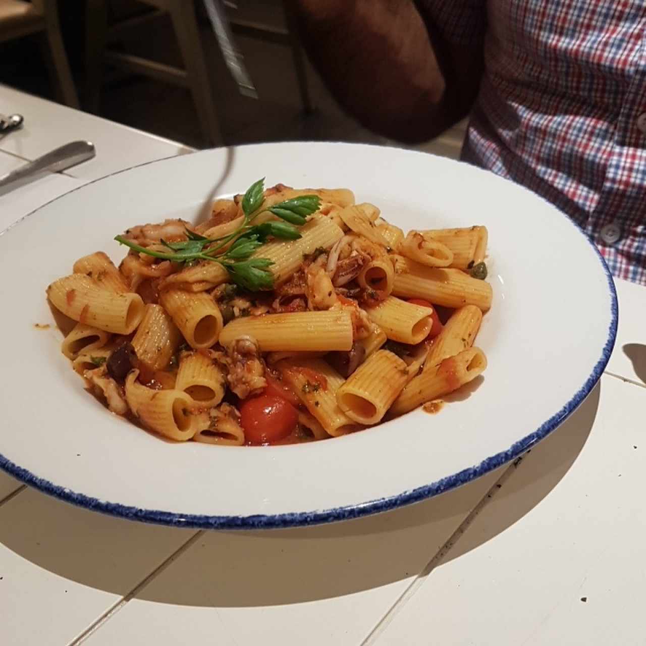 rigatoni frutti de mare