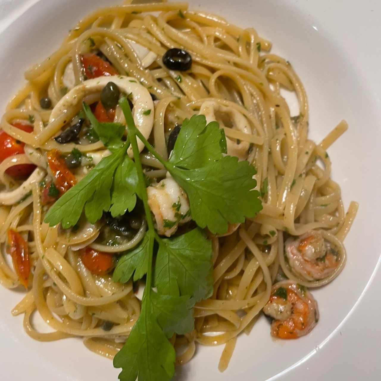 Linguini frutos del mar