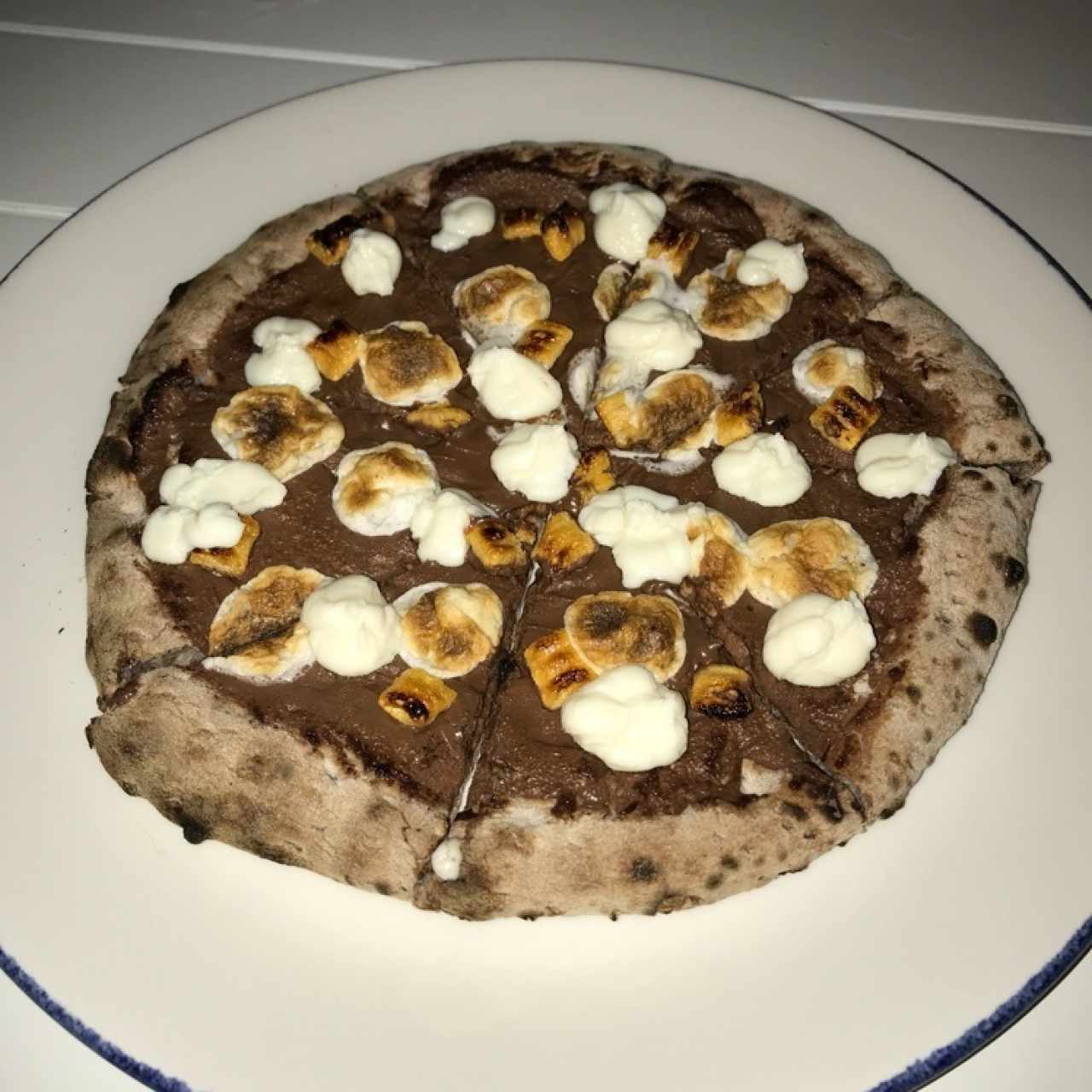 Pizza de nutella