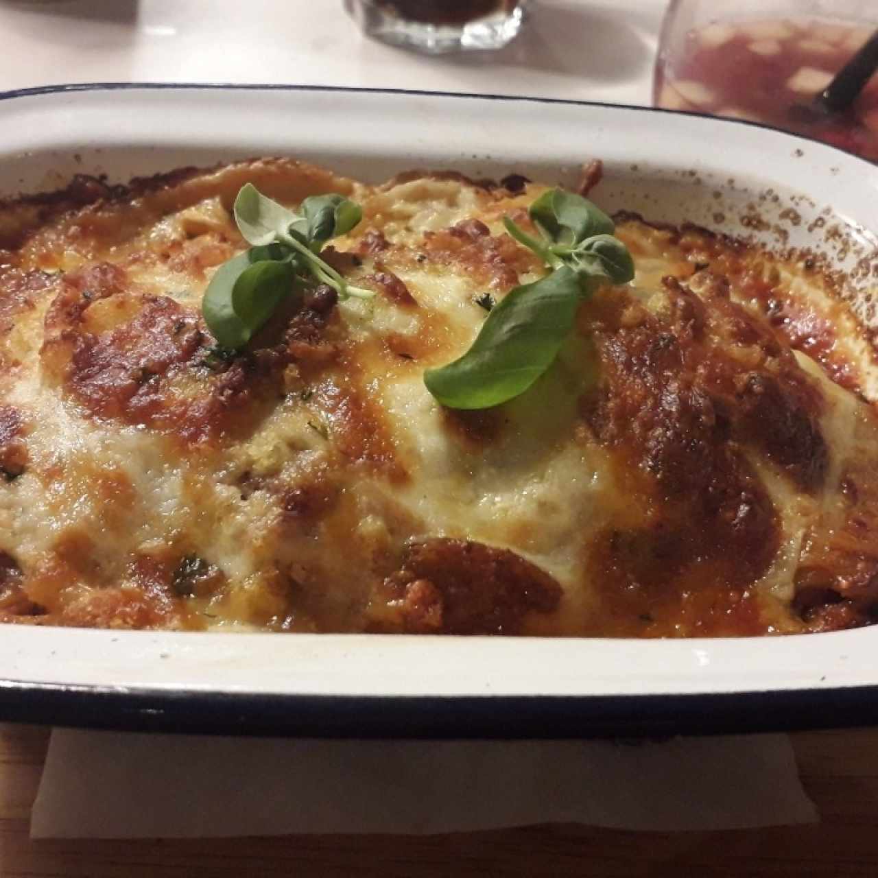 lasagna de pollo