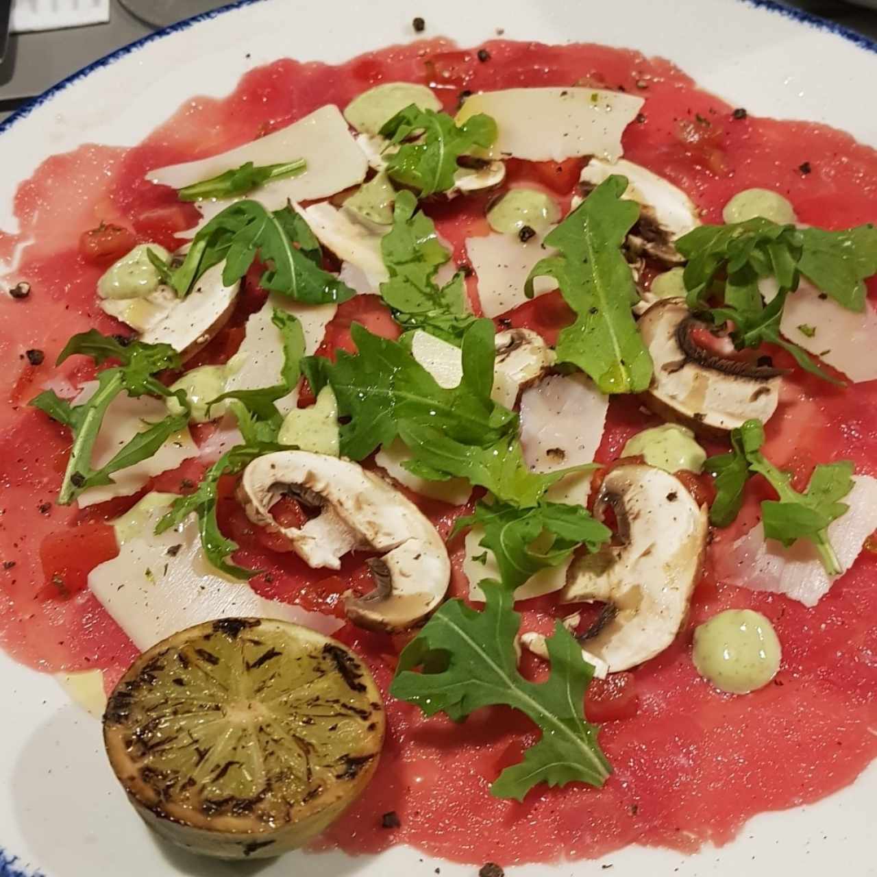 carpaccio Di manzo