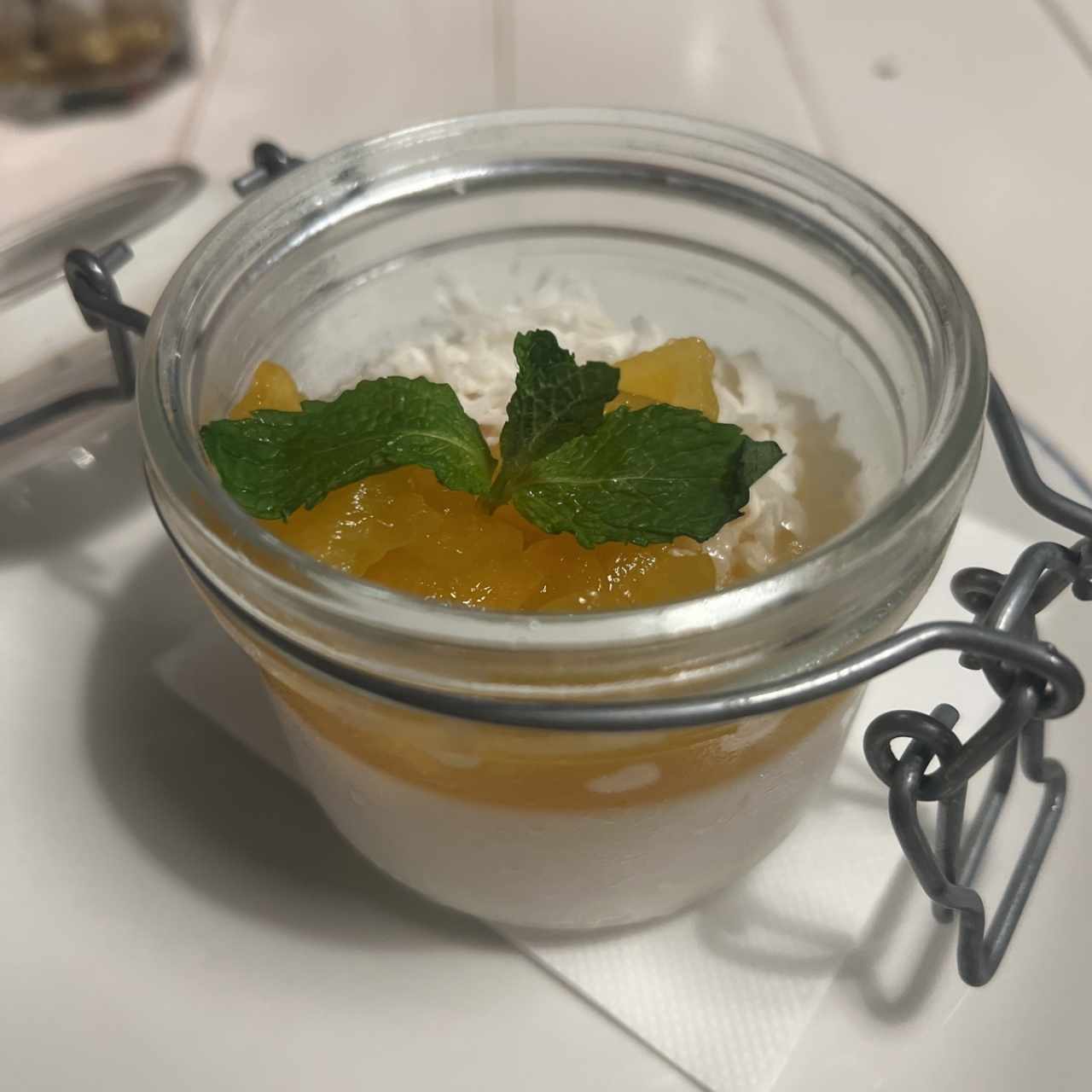 Pannacotta de Piña Colada