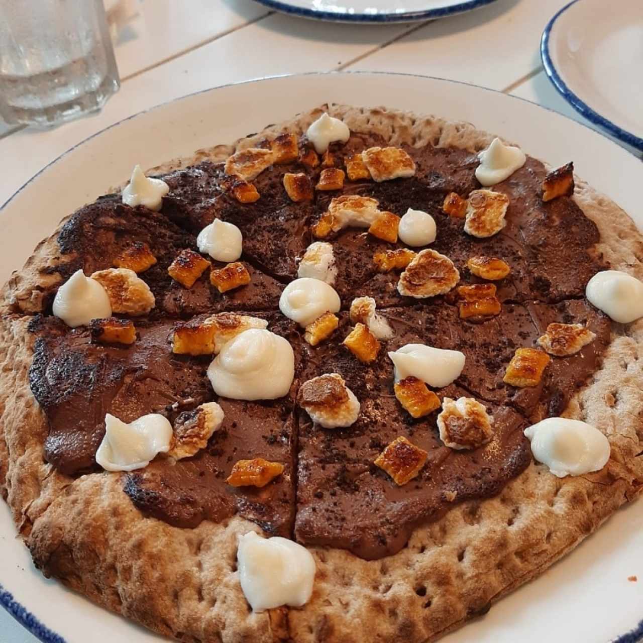 pizza de nutella