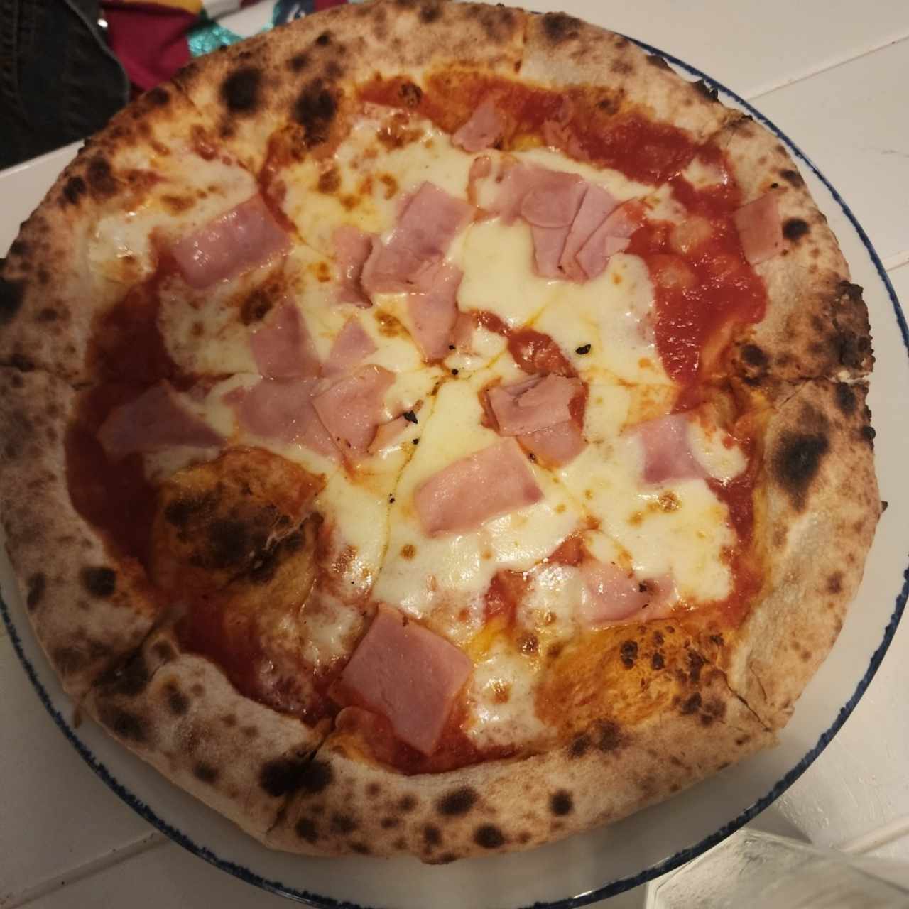 pizza de jamón 