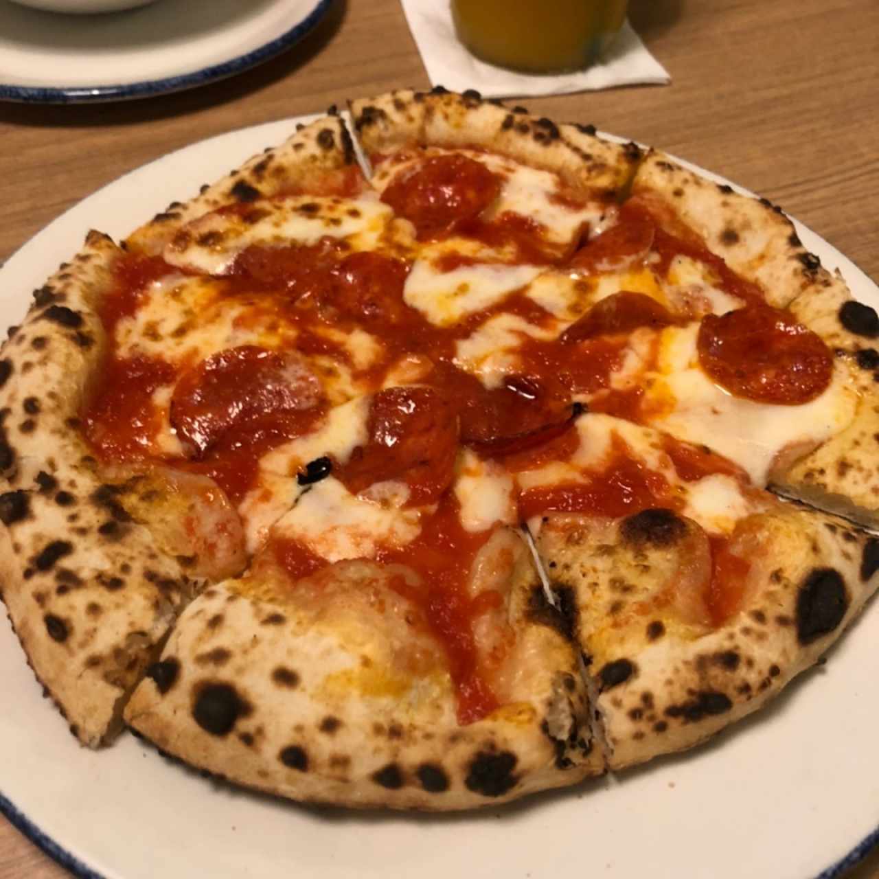 Pizza Marguerita con Pepperoni