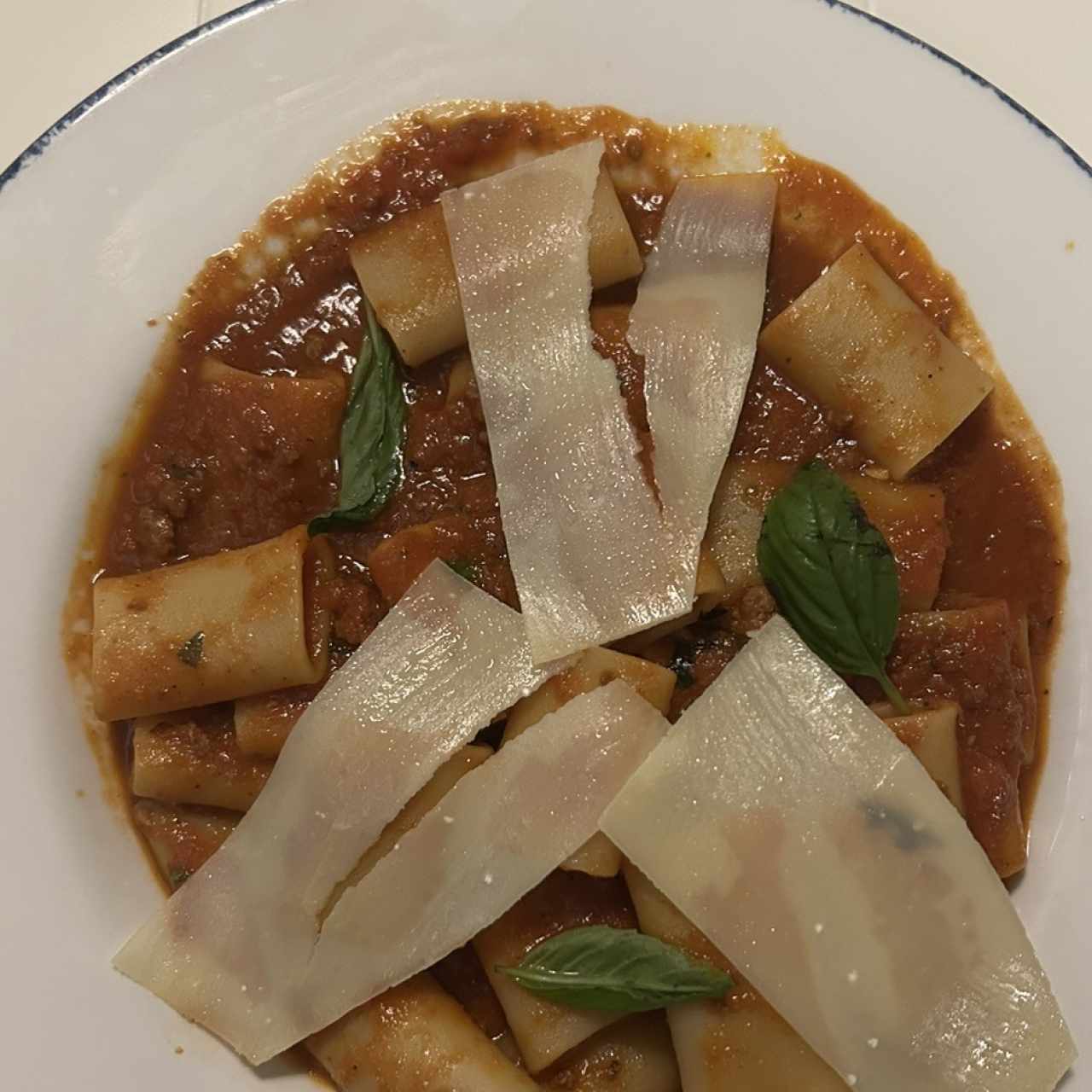 Pastas - Paccheri Alla Bolognesa