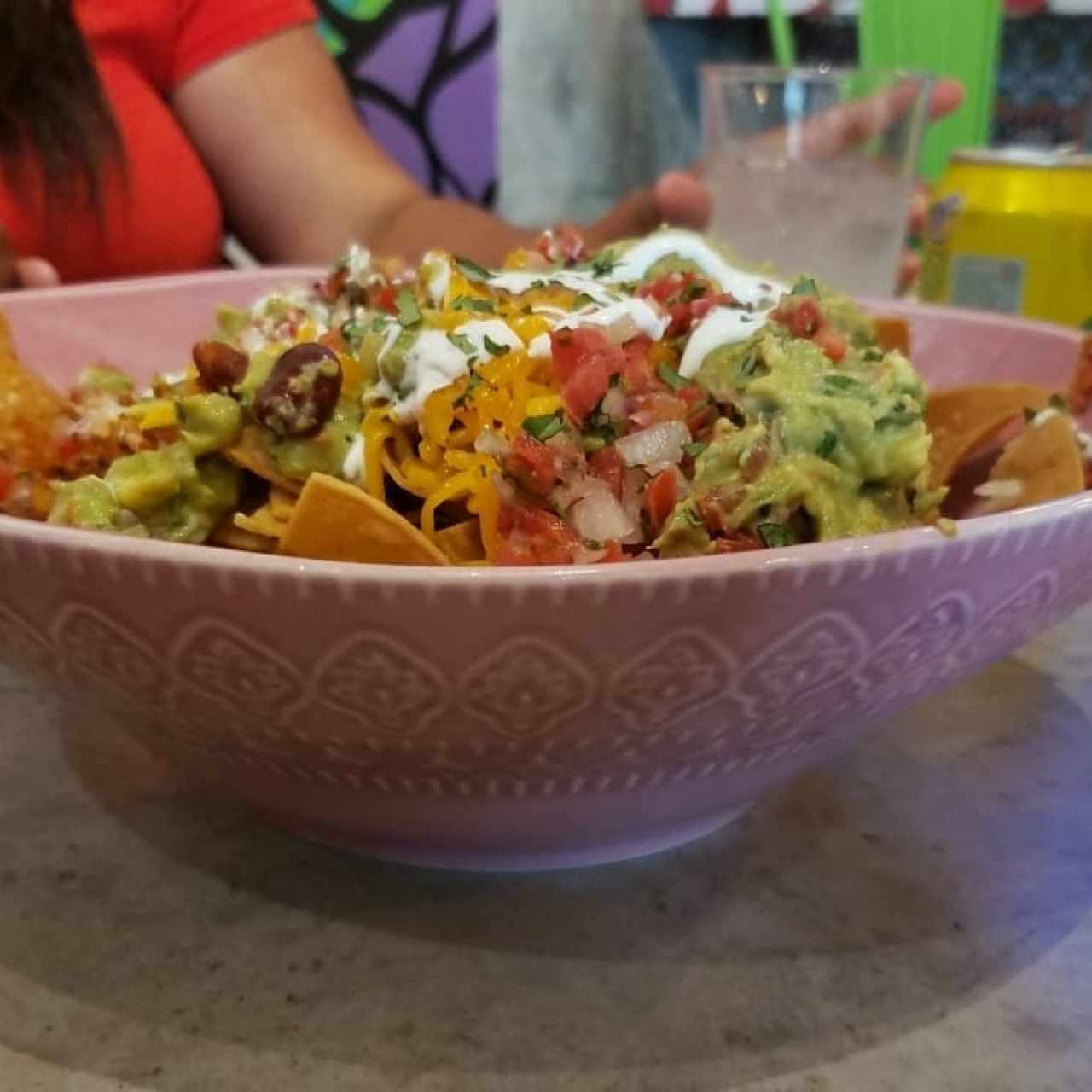 nachos para compartir