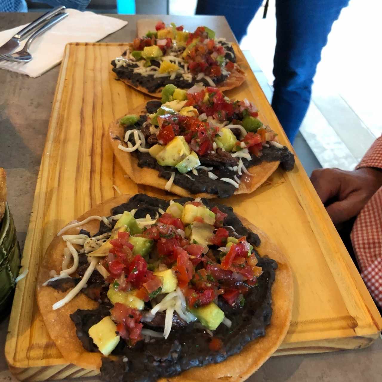 tostadas de arrachera 