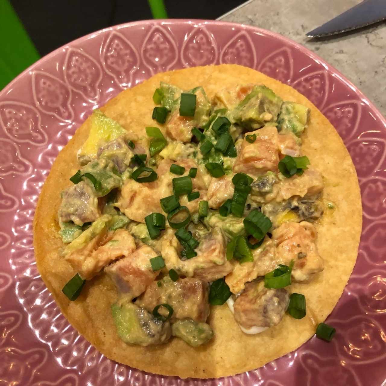 Taco de Salmón