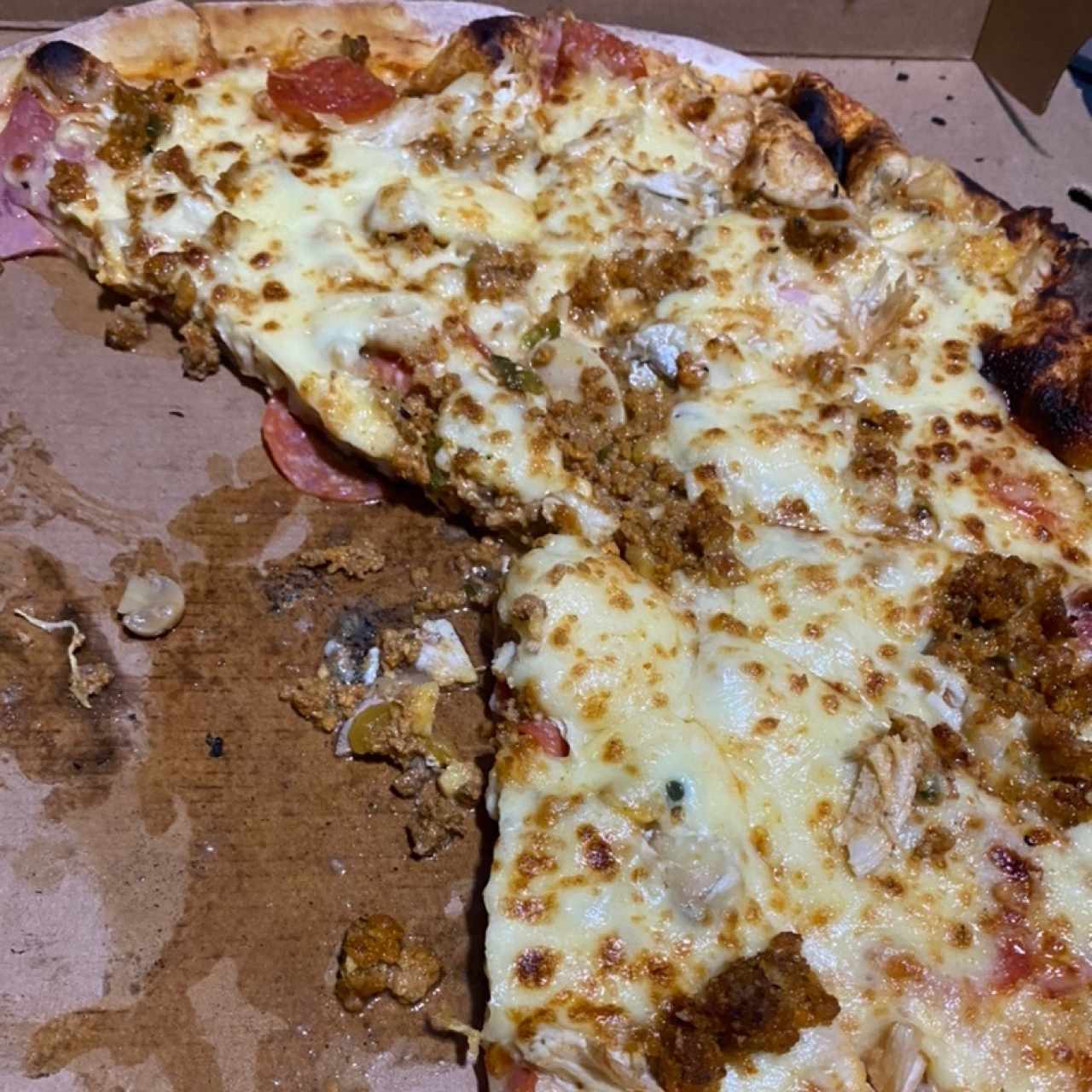 Pizza familiar doble queso