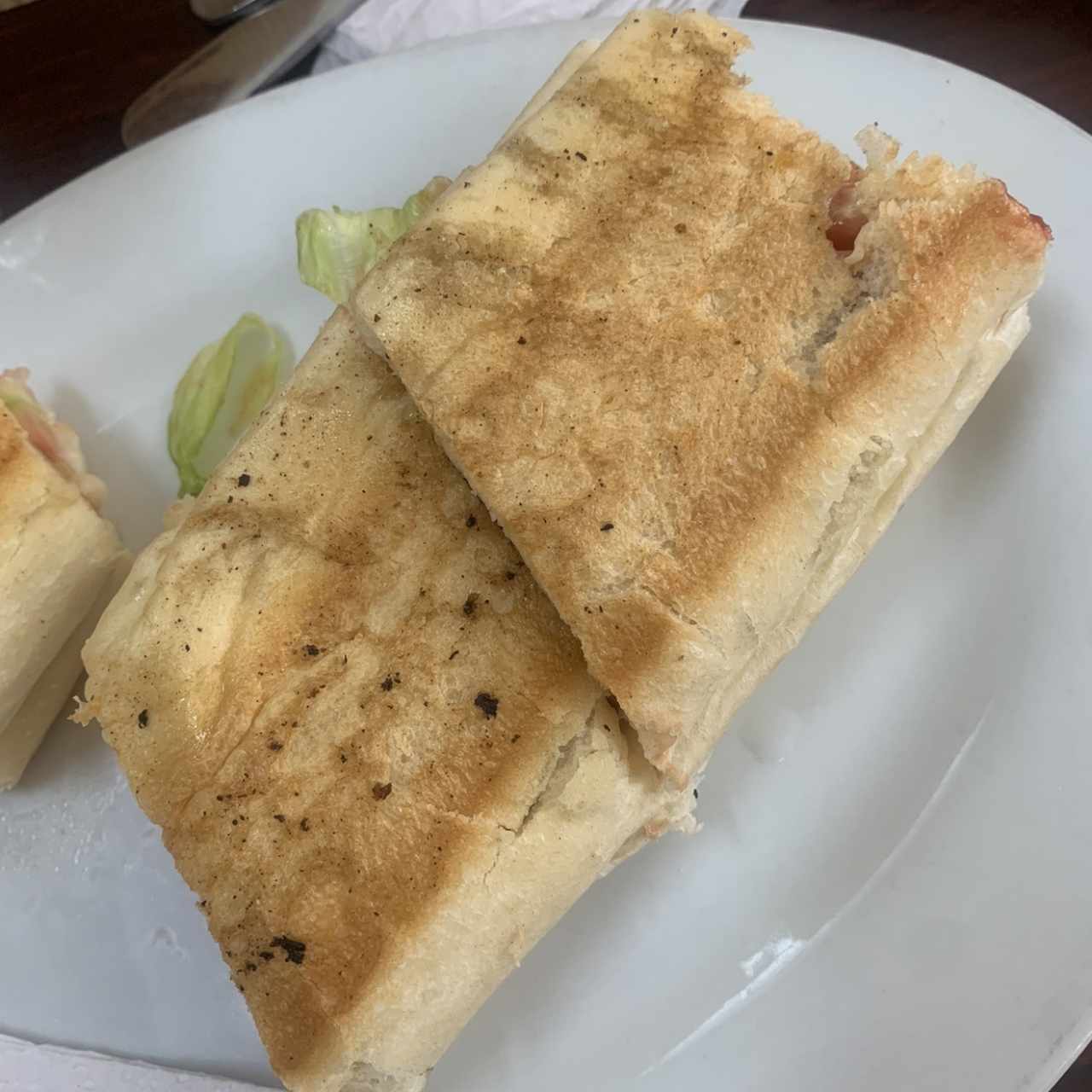 Emparedado de jamon 