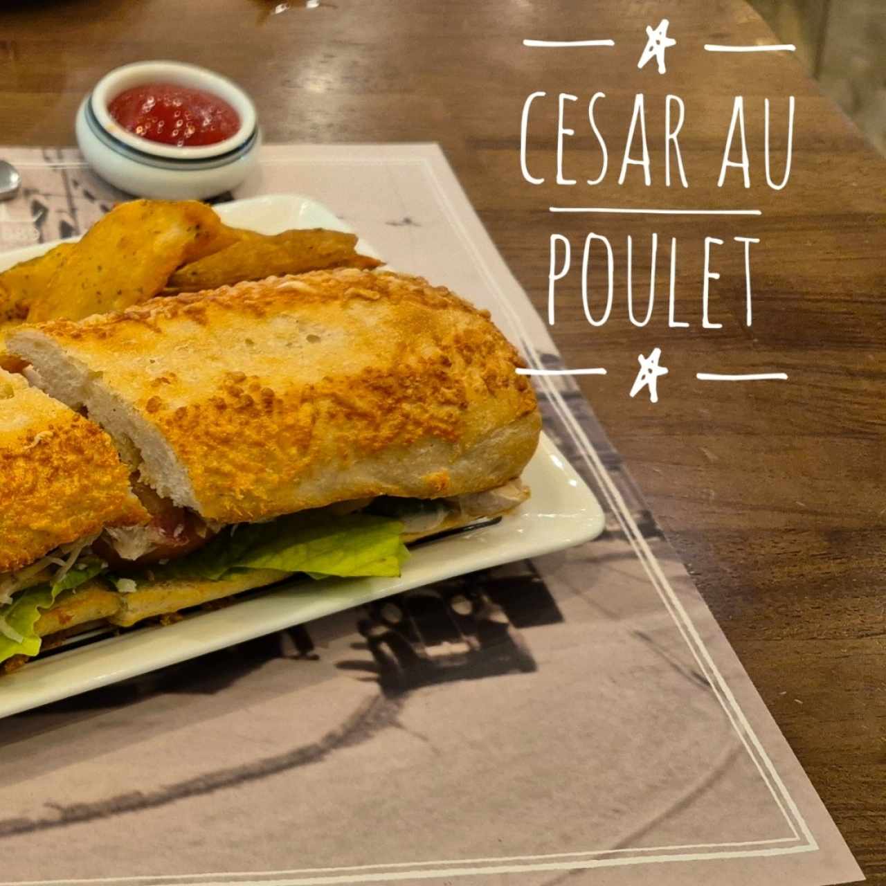 Sandwiches - Cesar au Poulet