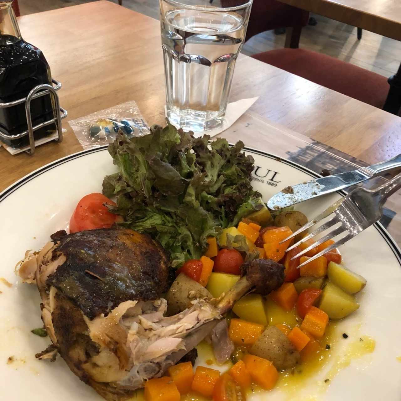 roasted herb chicken (husband managed to eat half before i took a photo😂)