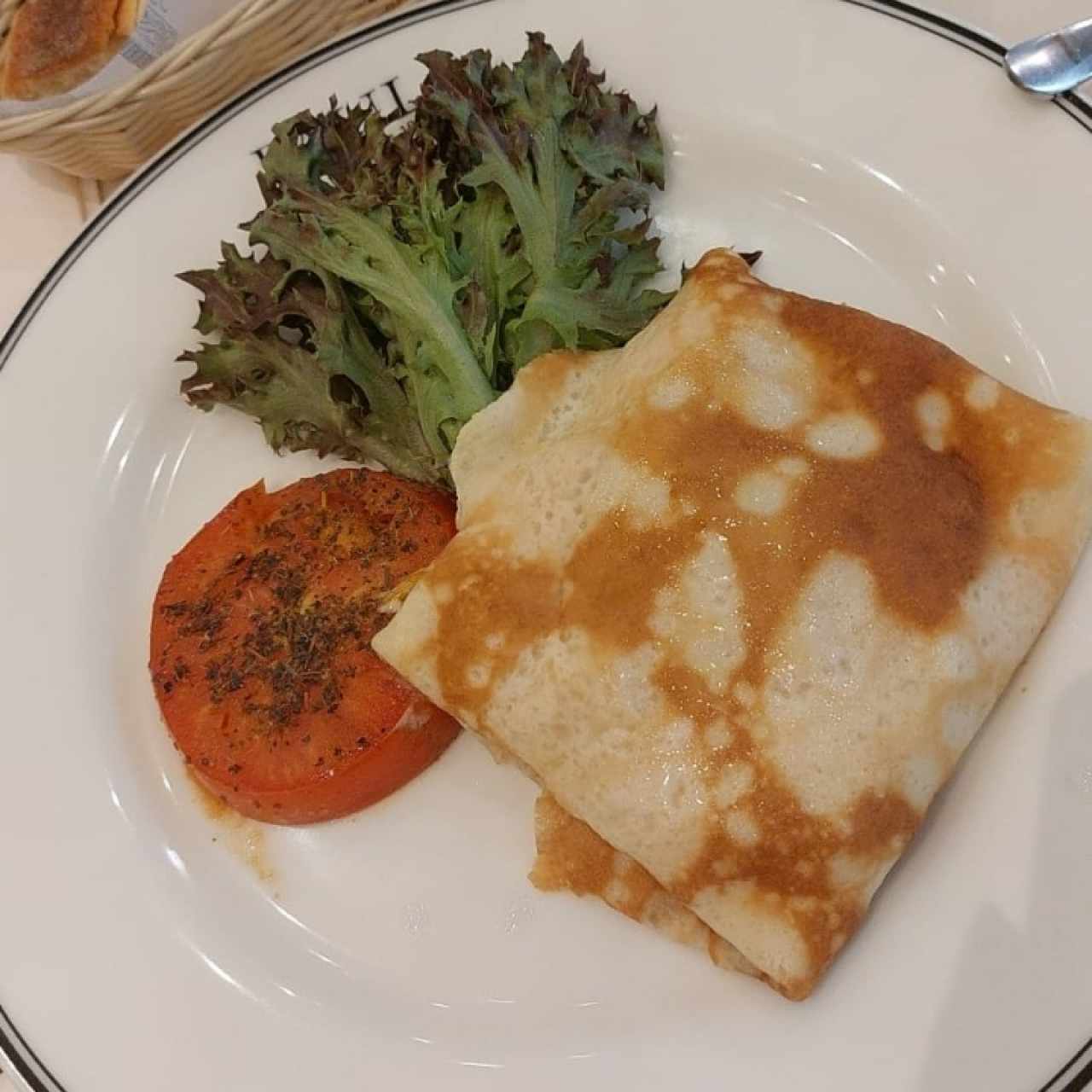 Crêpe au Poulet - crepa de pollo