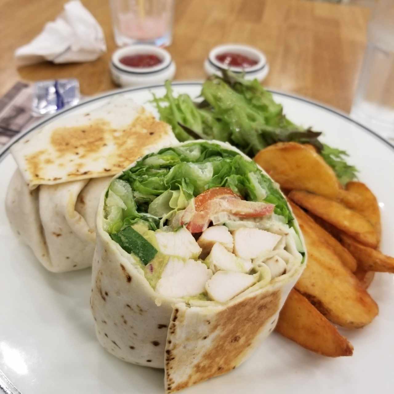 wrap de pollo