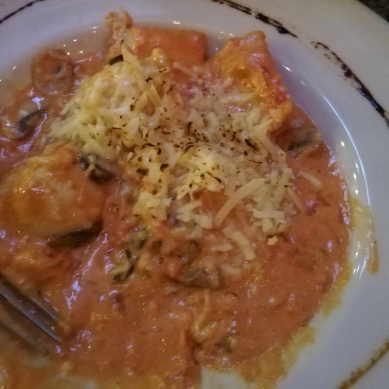 raviolis de salmon