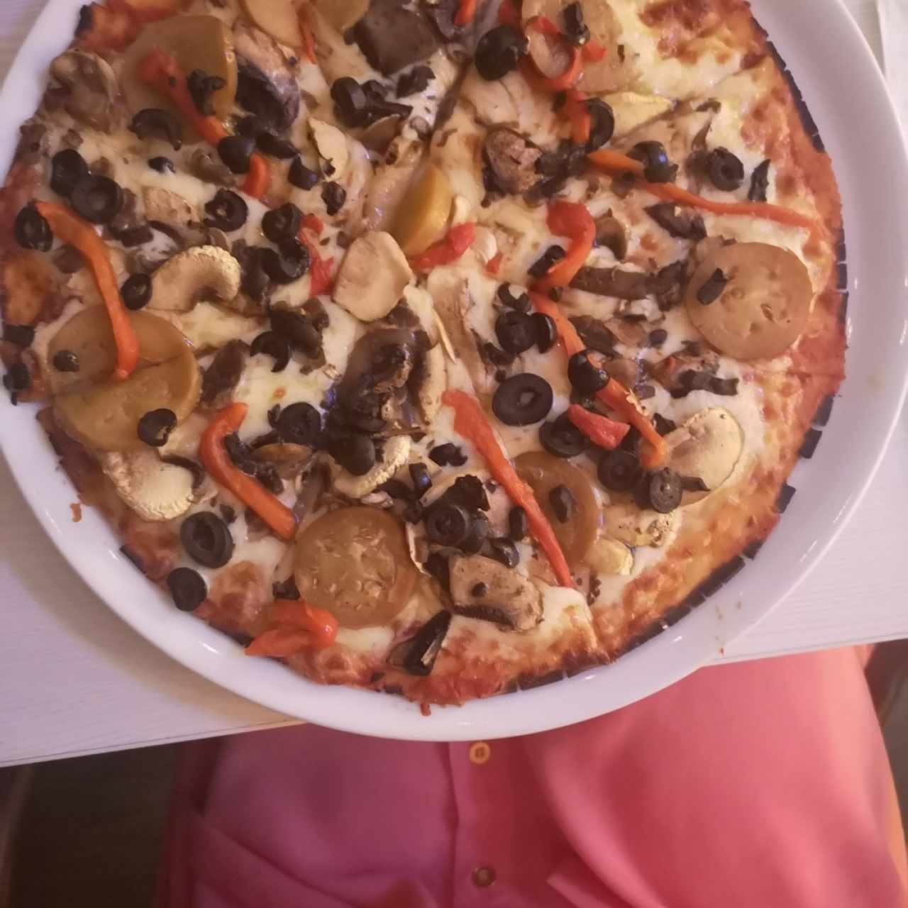 Pizza veggie lover sin gluten