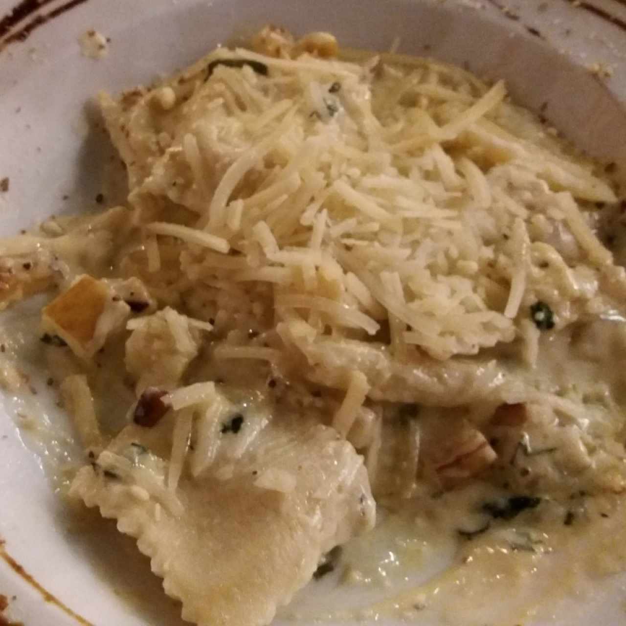 raviolis zapallo y manzana.