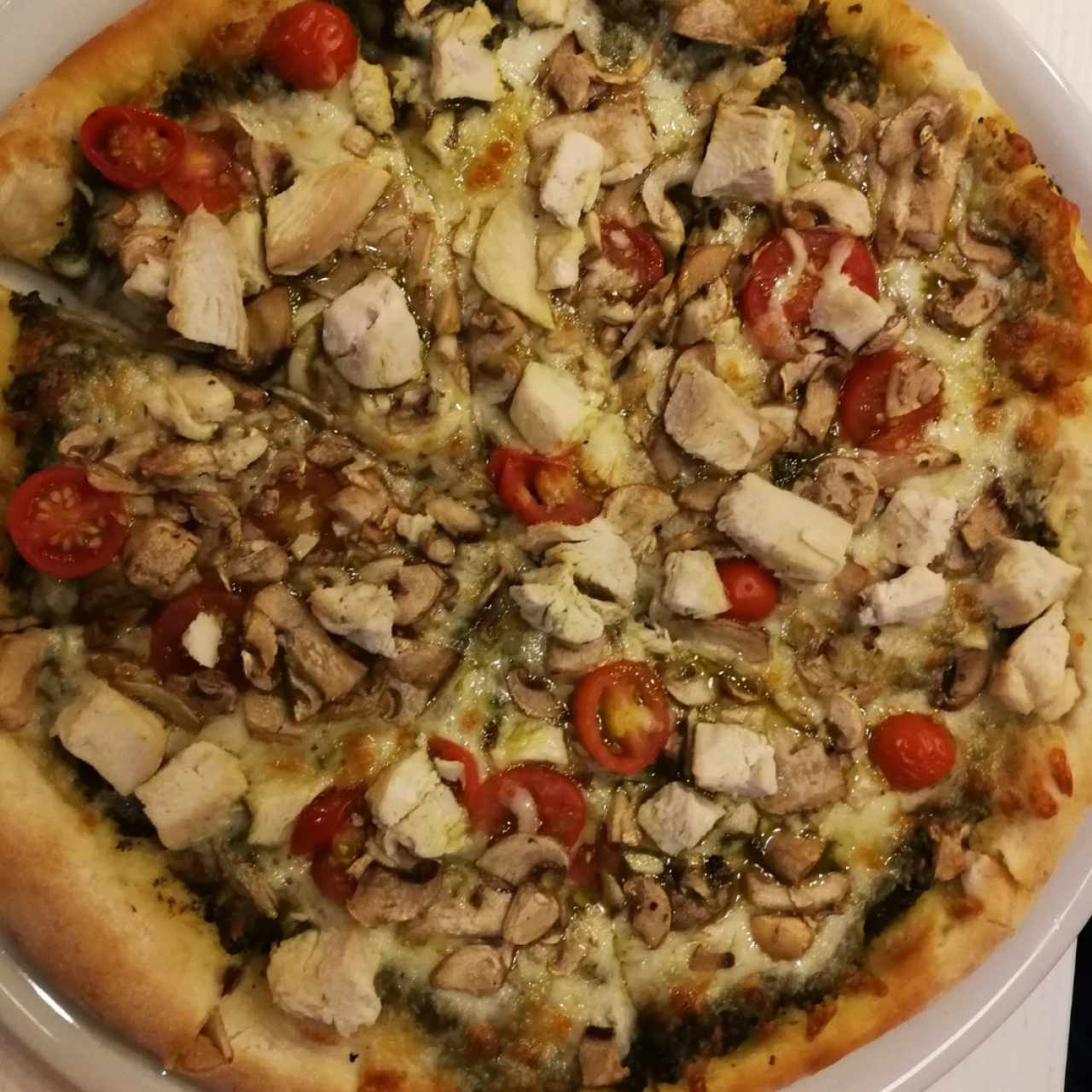 Pizza de pollo