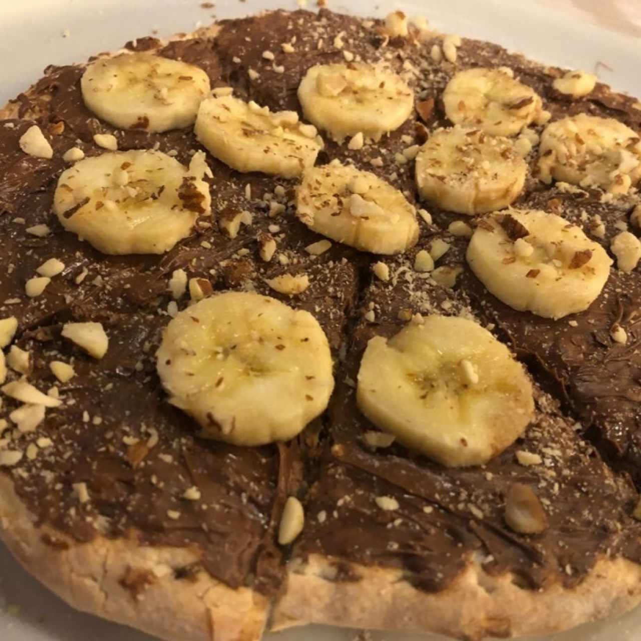 Pizza de nutella