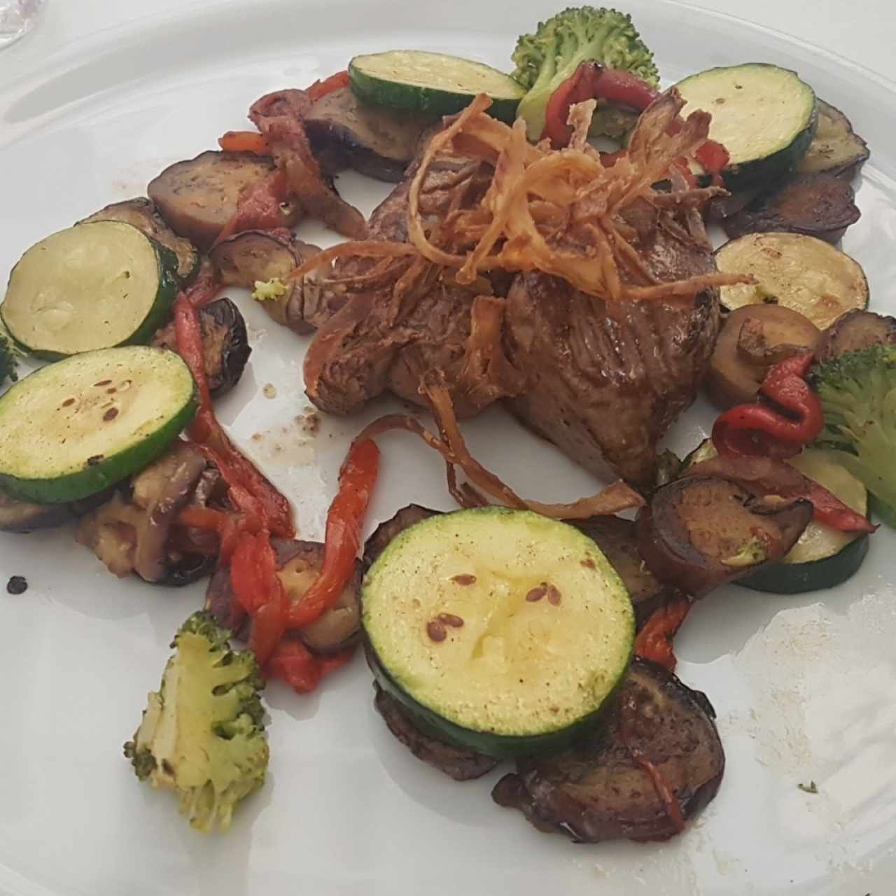 carne de res con vegetales