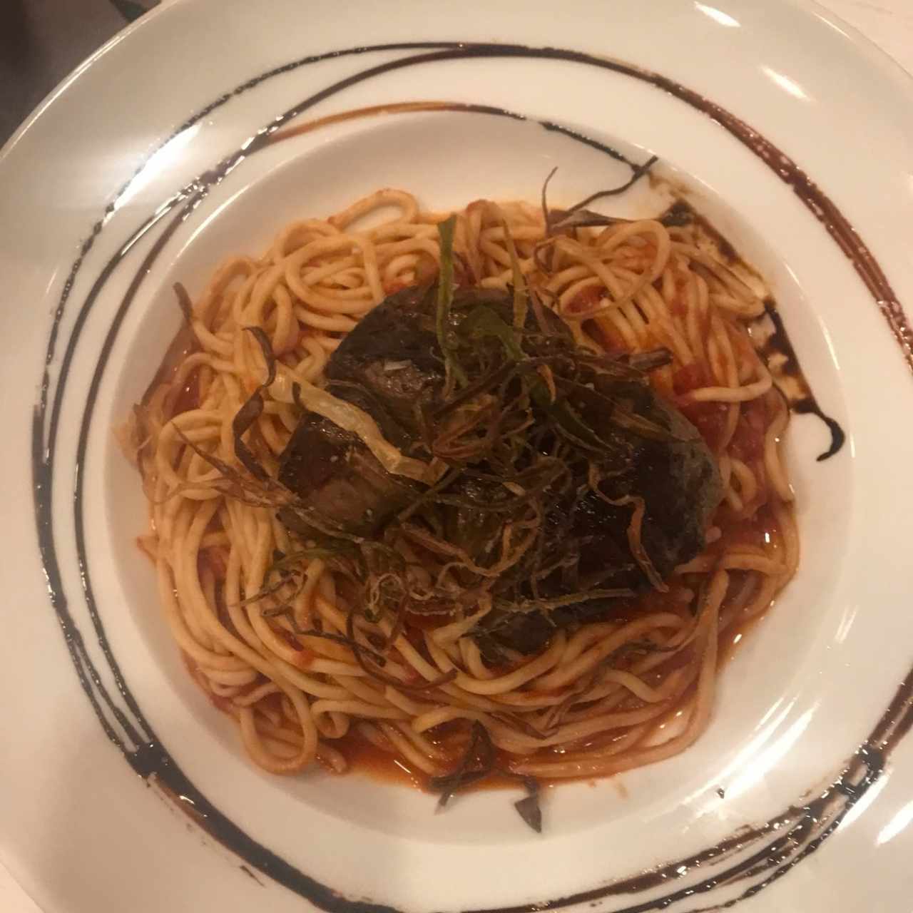 Lomo con Spaghetti