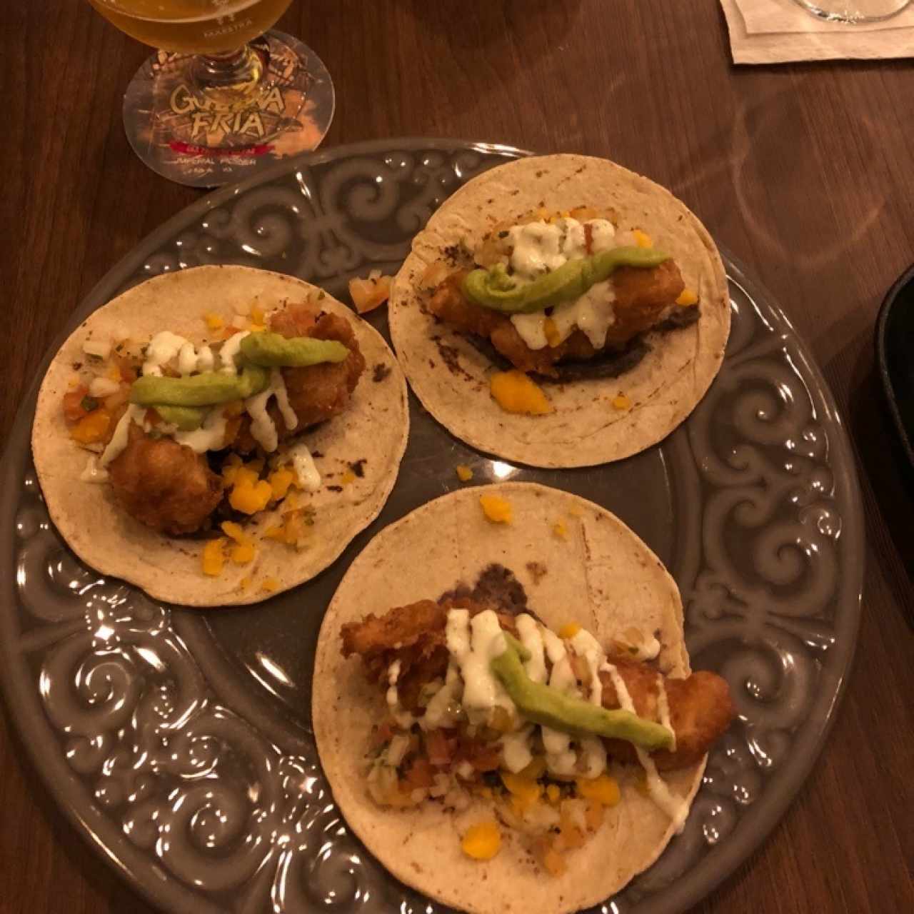 tacos de pollo