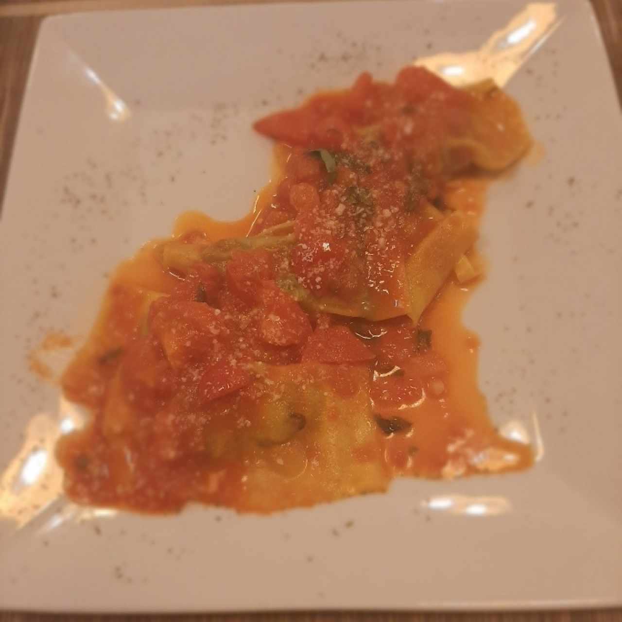 Raviolis de ricota y espinaca