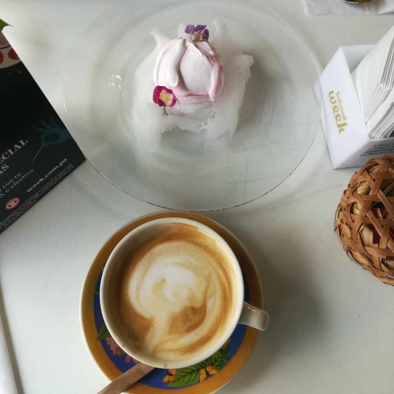 baked alaska, cappuccino