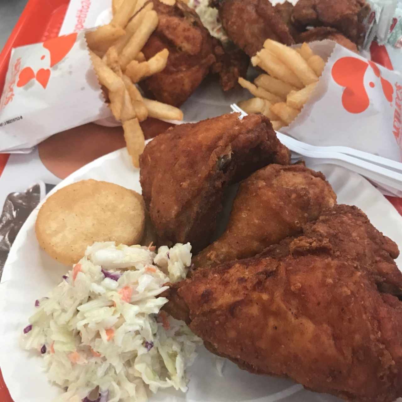 tres puiezas con arepitas