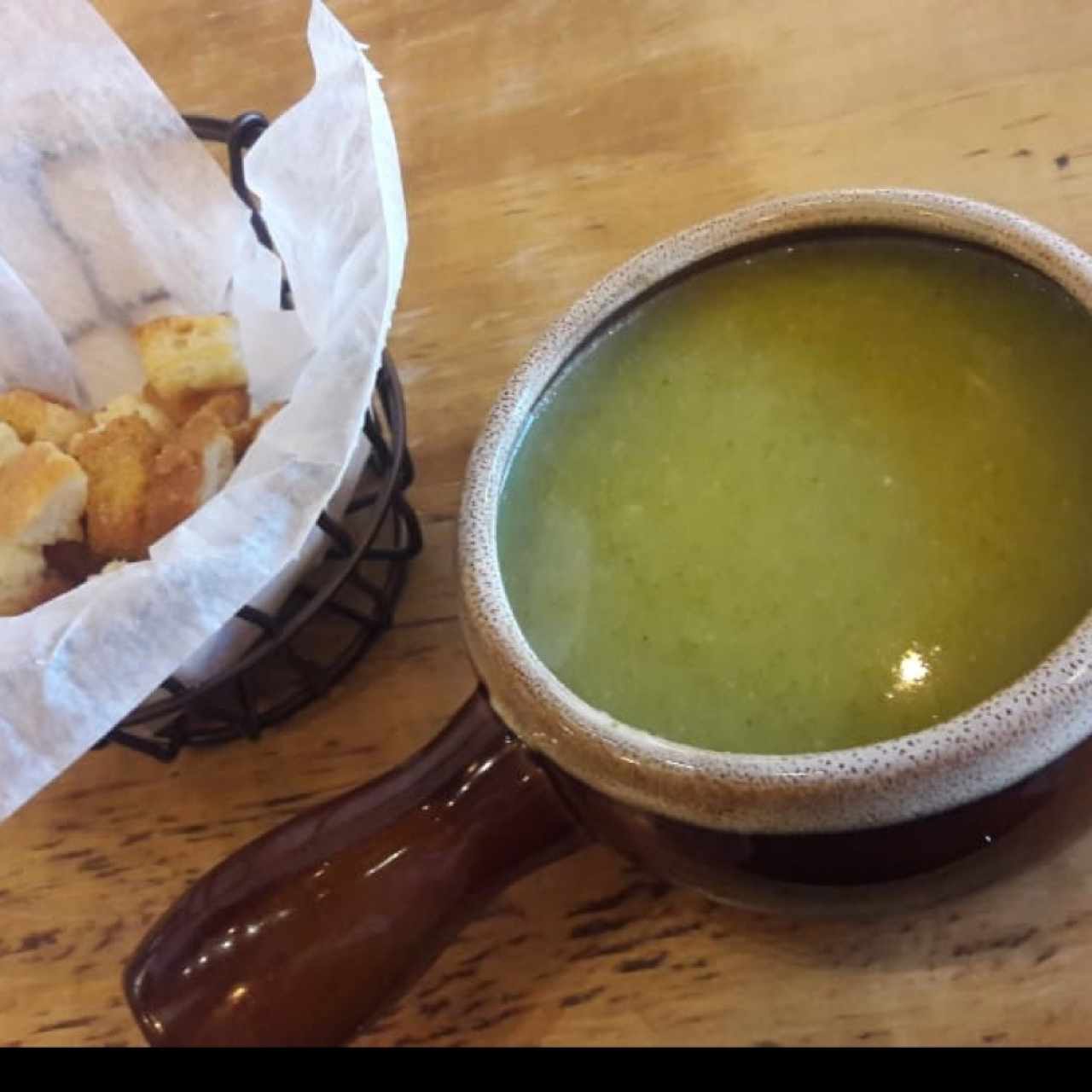 sopa de brócoli