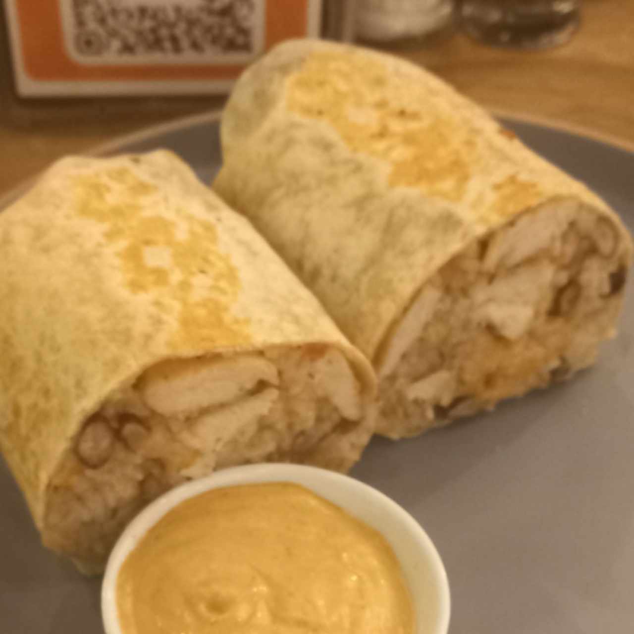 Chicken burrito