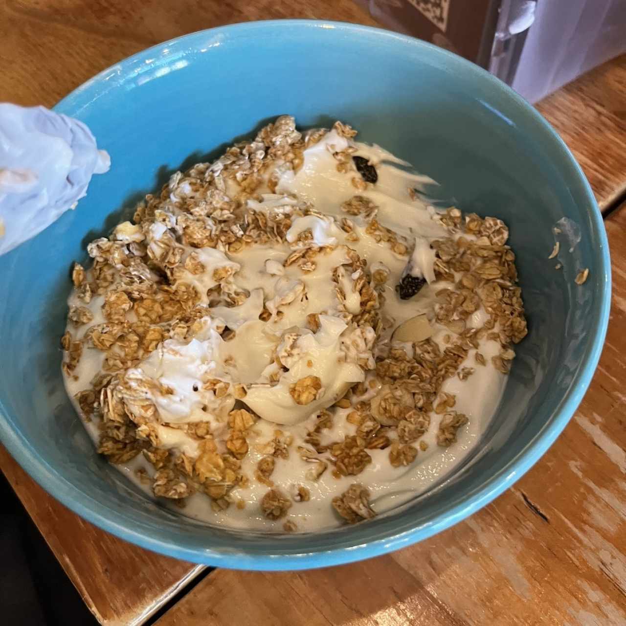 Bowl de yogurt natural