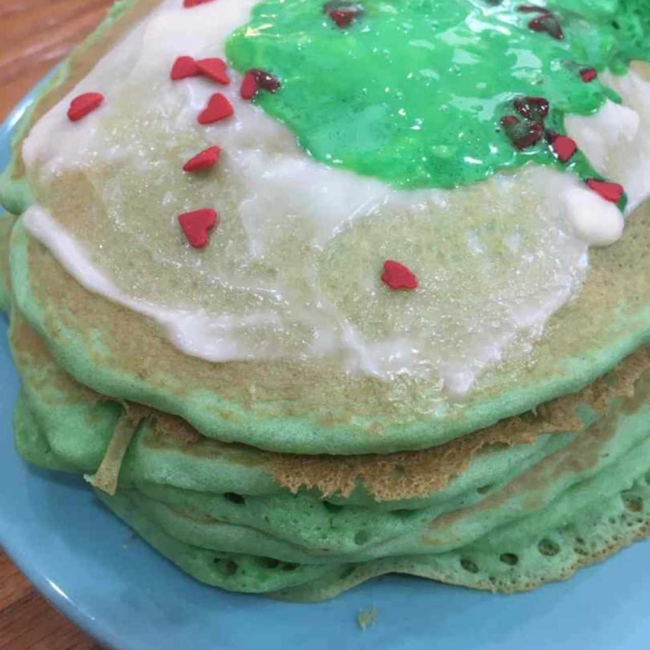 Grinch Pancakes