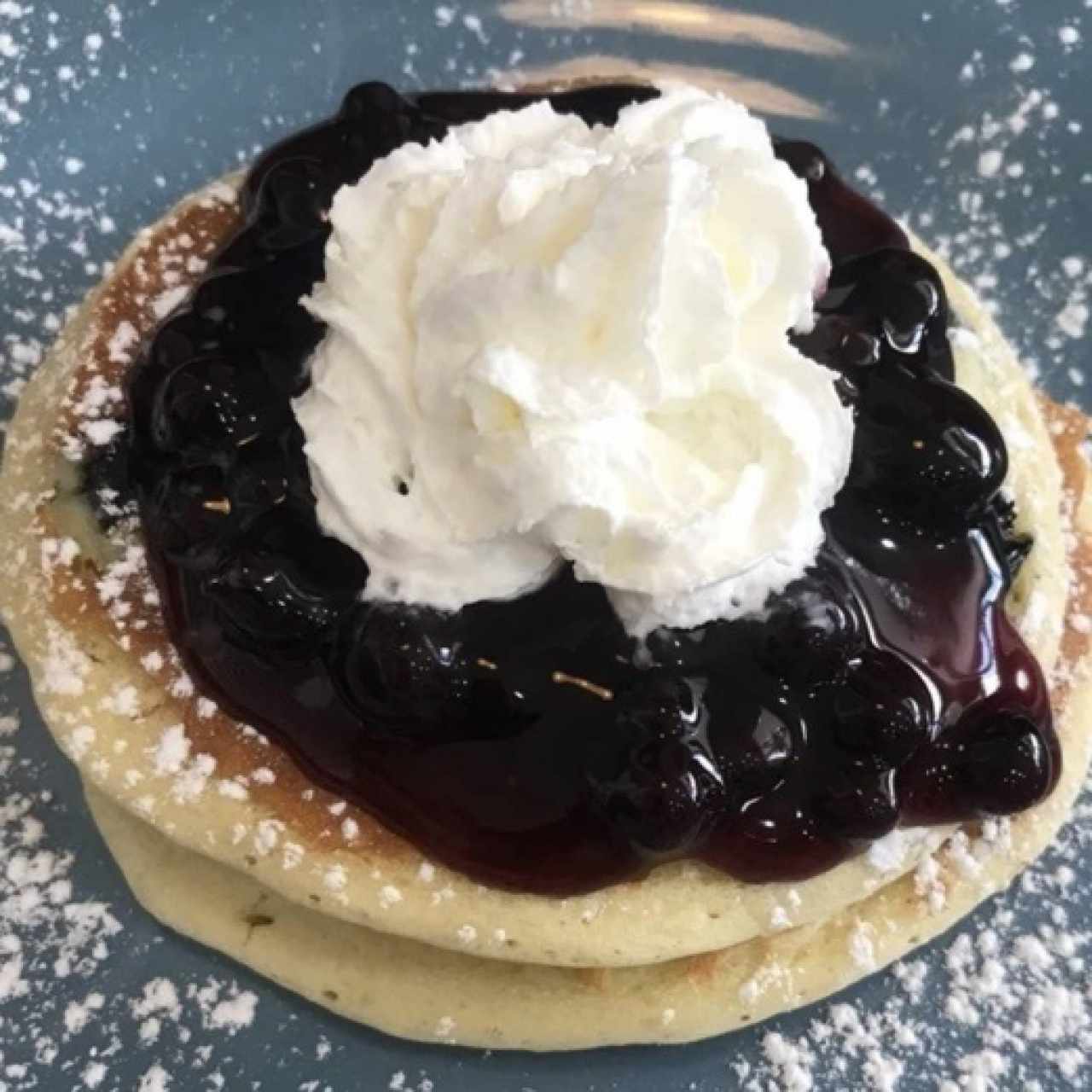  pancake con Blueberry