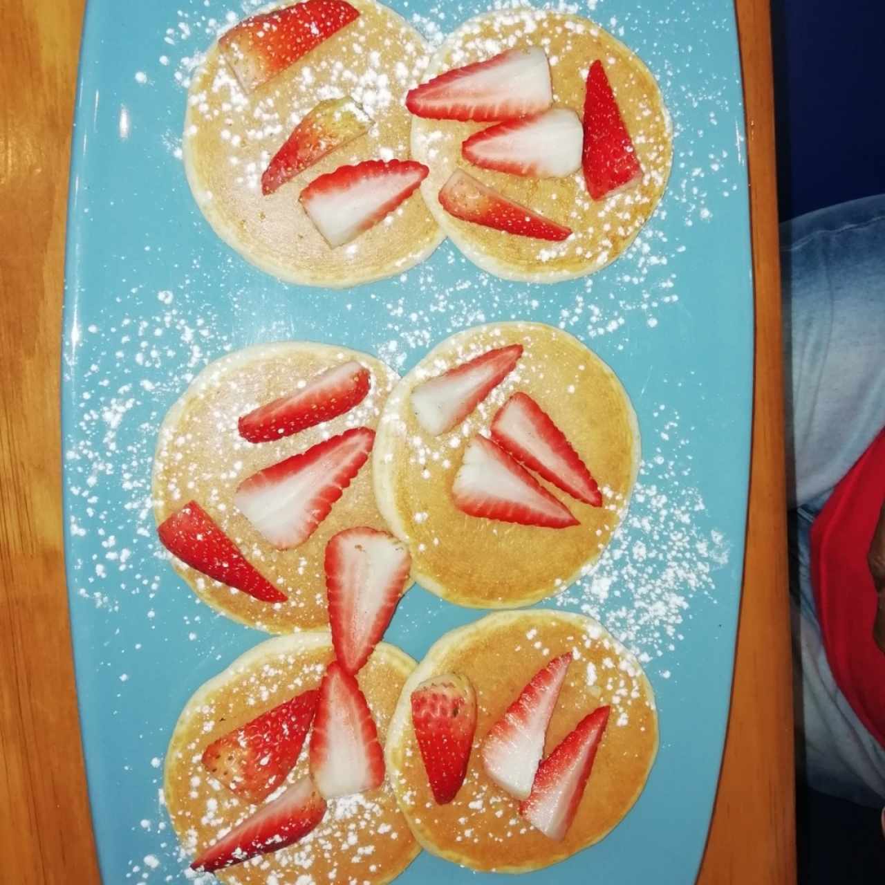 Pancake bites con frutas