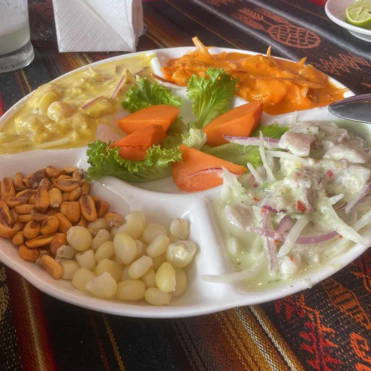 Ceviche a las Tres Cremas