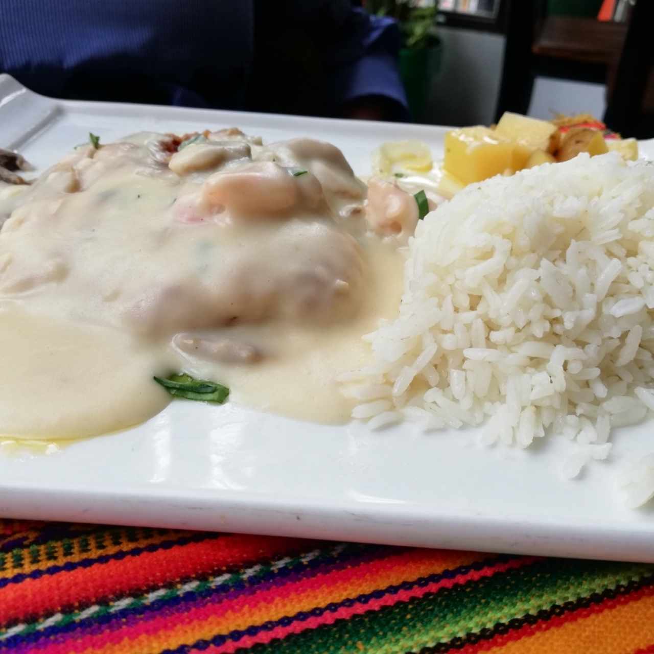 corvina en salsa Bechamel