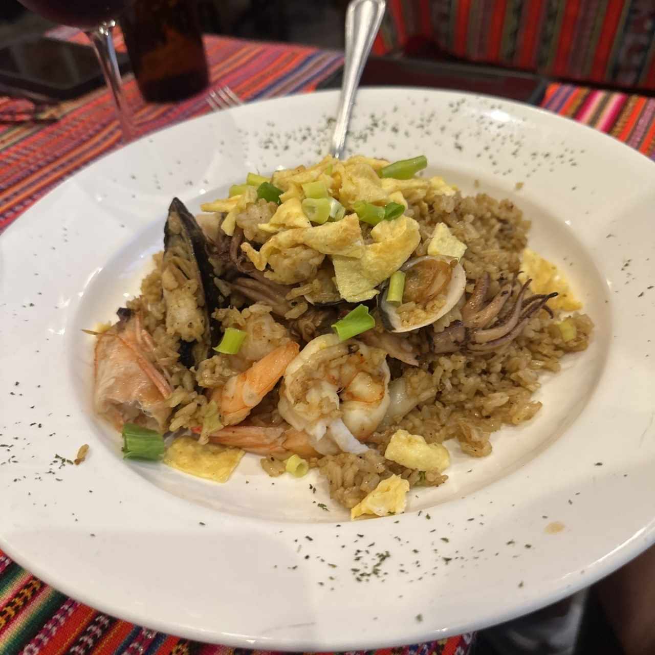 Arroz Chaufa de Mariscos