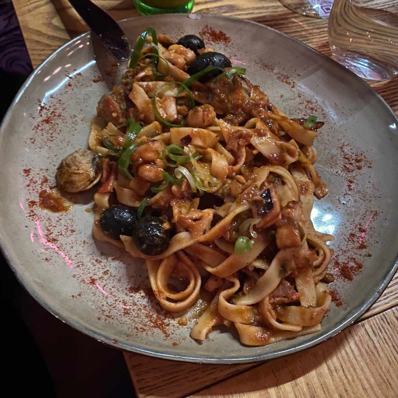 Pasta de mariscos