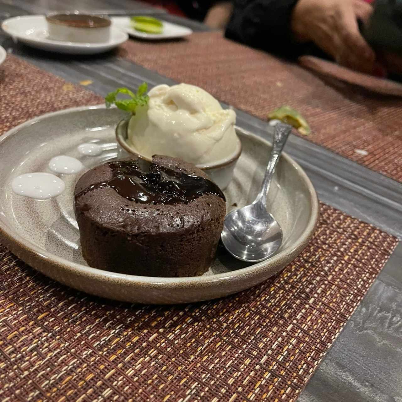 CHOCOLATE CAKE & ICE CREAM