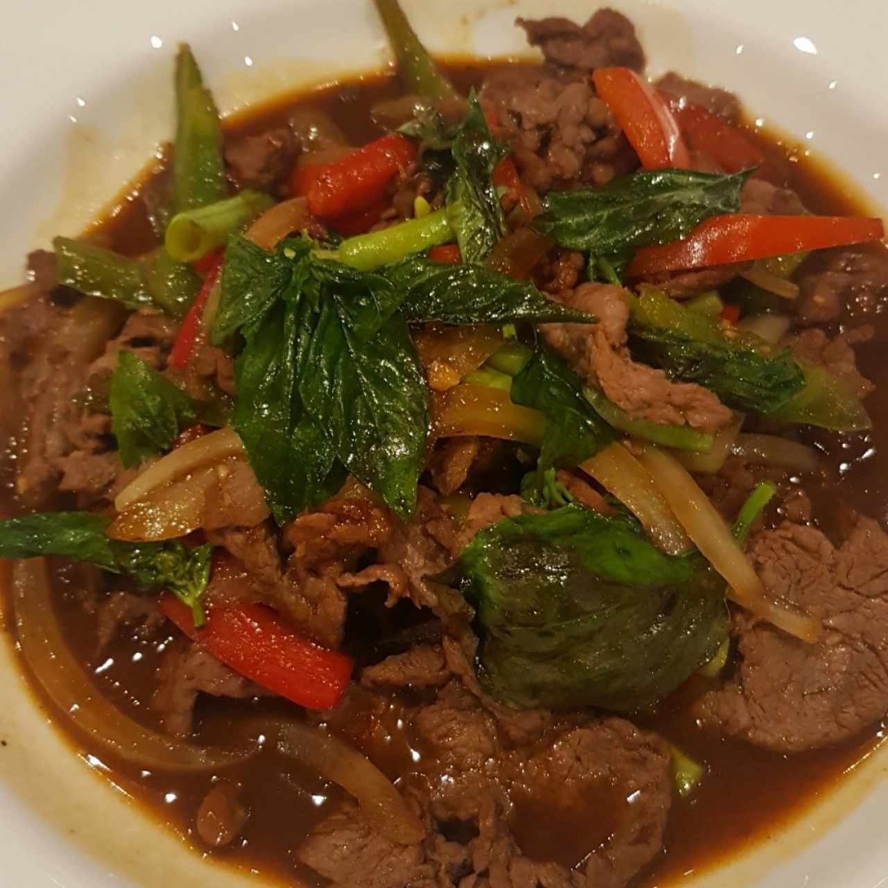 THAI BASIL (Pad Kra Pao) with beef