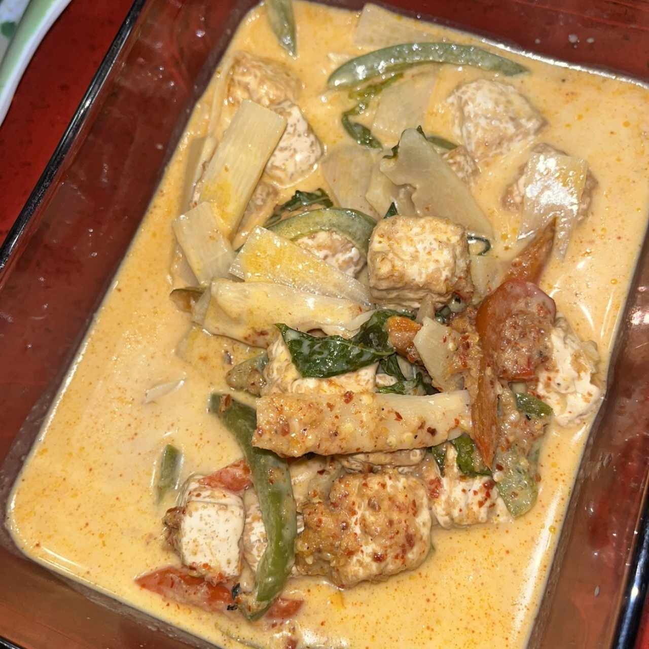 CURRY - RED CURRY tofu