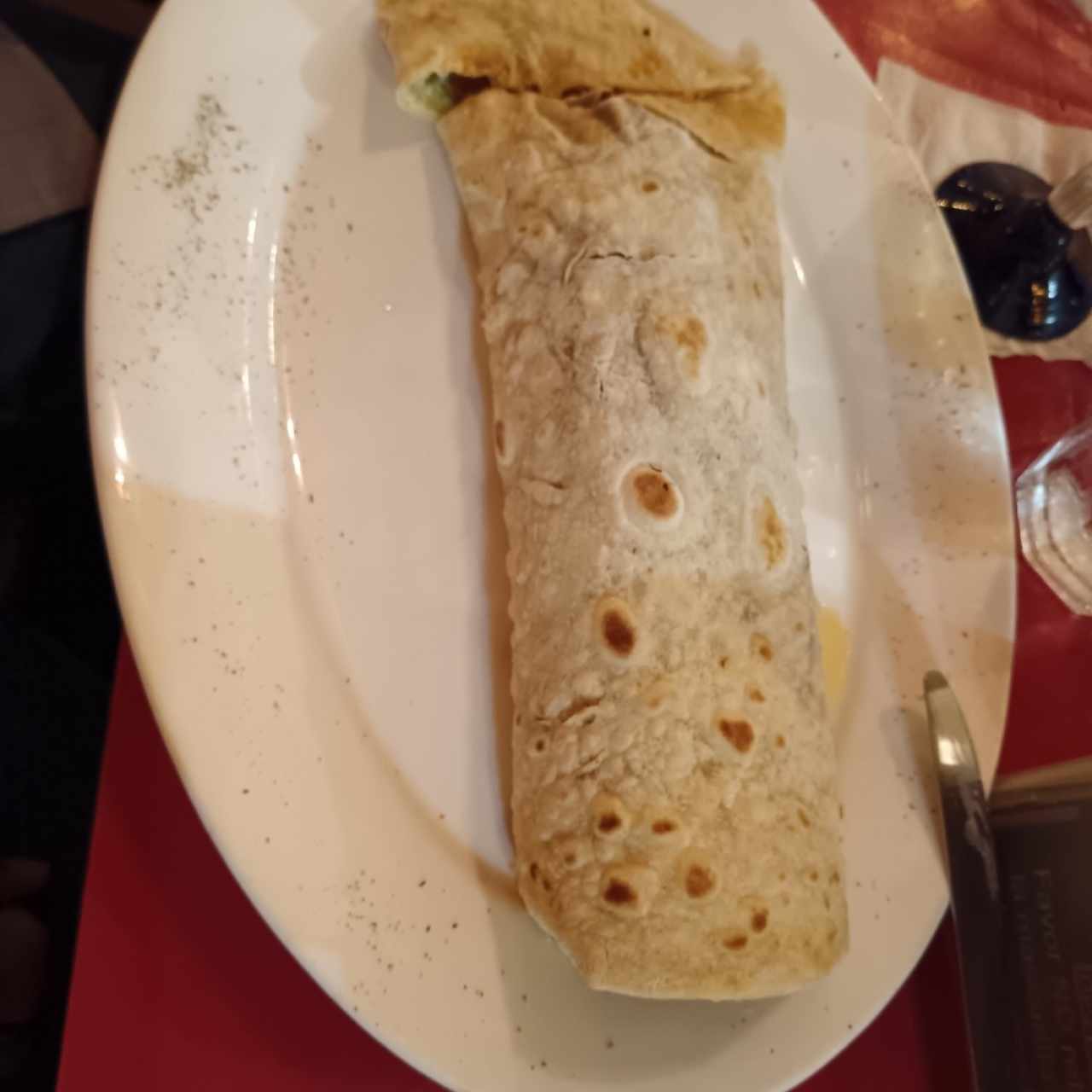 Platos Fuertes - Burrito con carne desmechada 