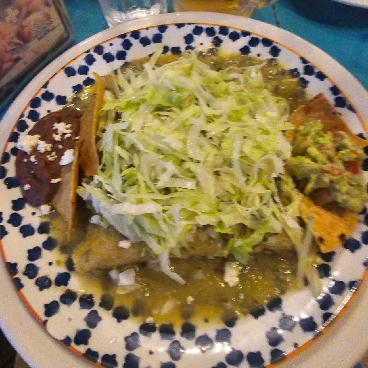 Enchiladas en Salsa Verde