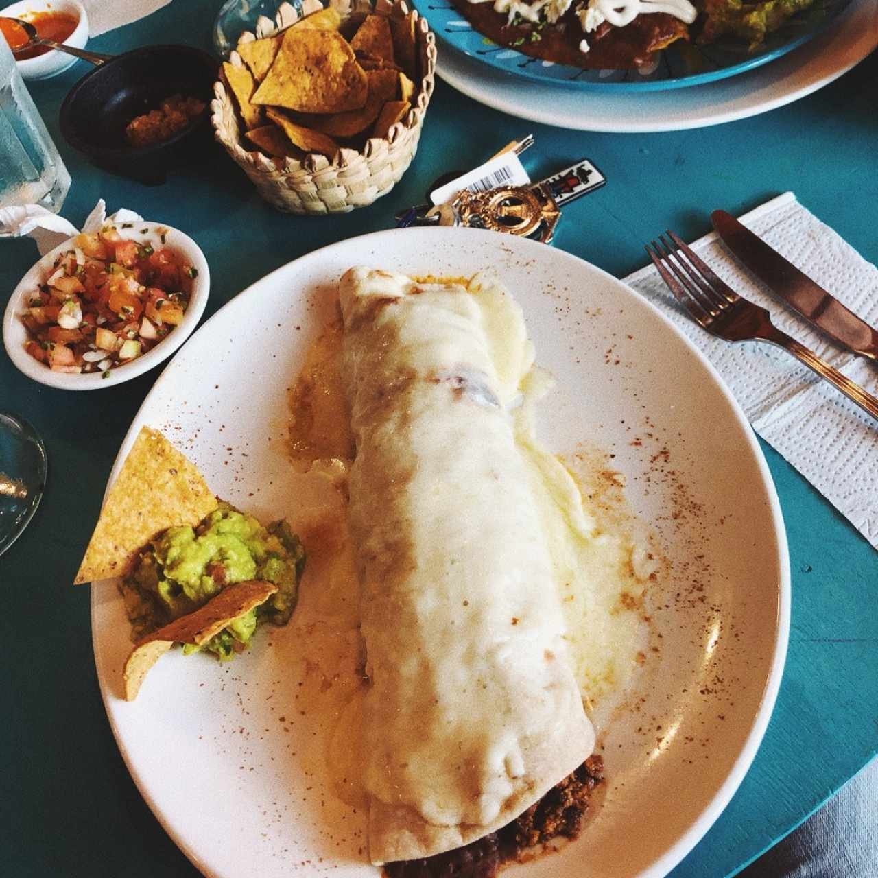 Burrito de Carne gratinado